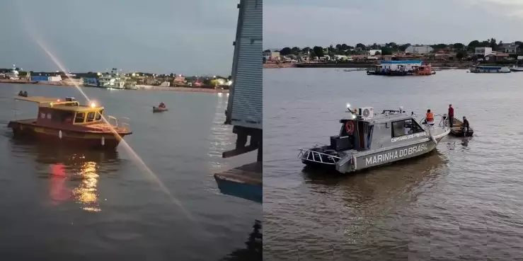 Jovem de 21 anos morre após cair no rio Amazonas durante trabalho em Santarém