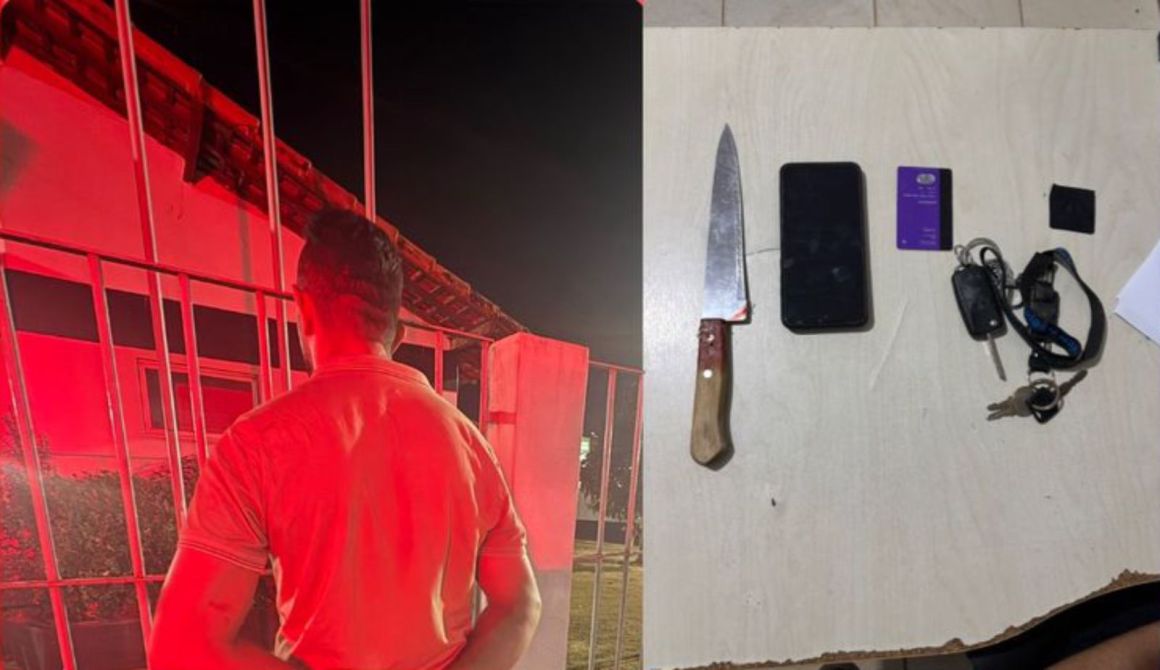 Homem é preso após tentar matar ex-namorada em Tailândia, no nordeste do Pará