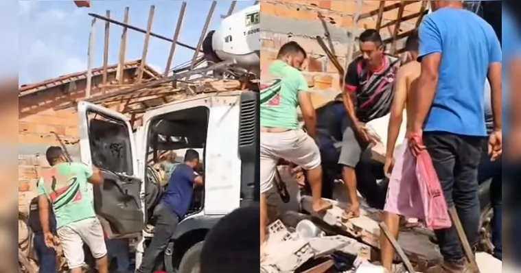 Caminhão desgovernado invade casa e mata mulher no interior do Pará