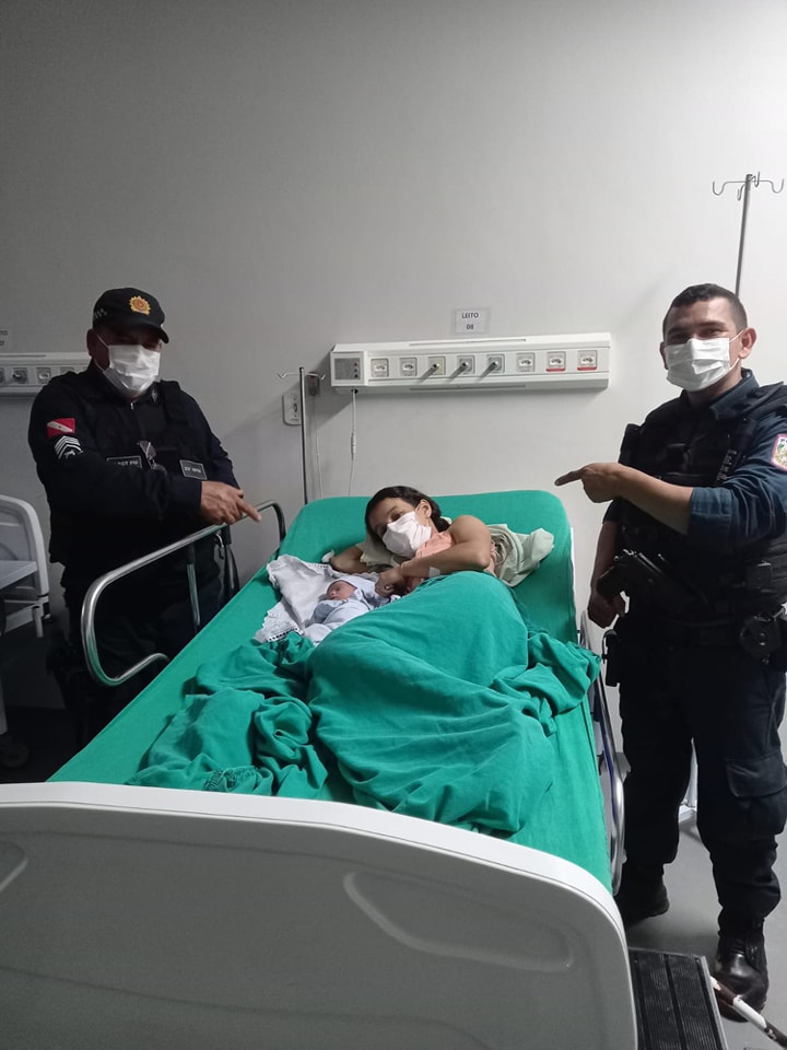 Policiais realizam parto em Parauapebas