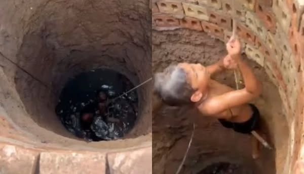 Criança cai em poço e é salva por policiais militares no sul do Pará