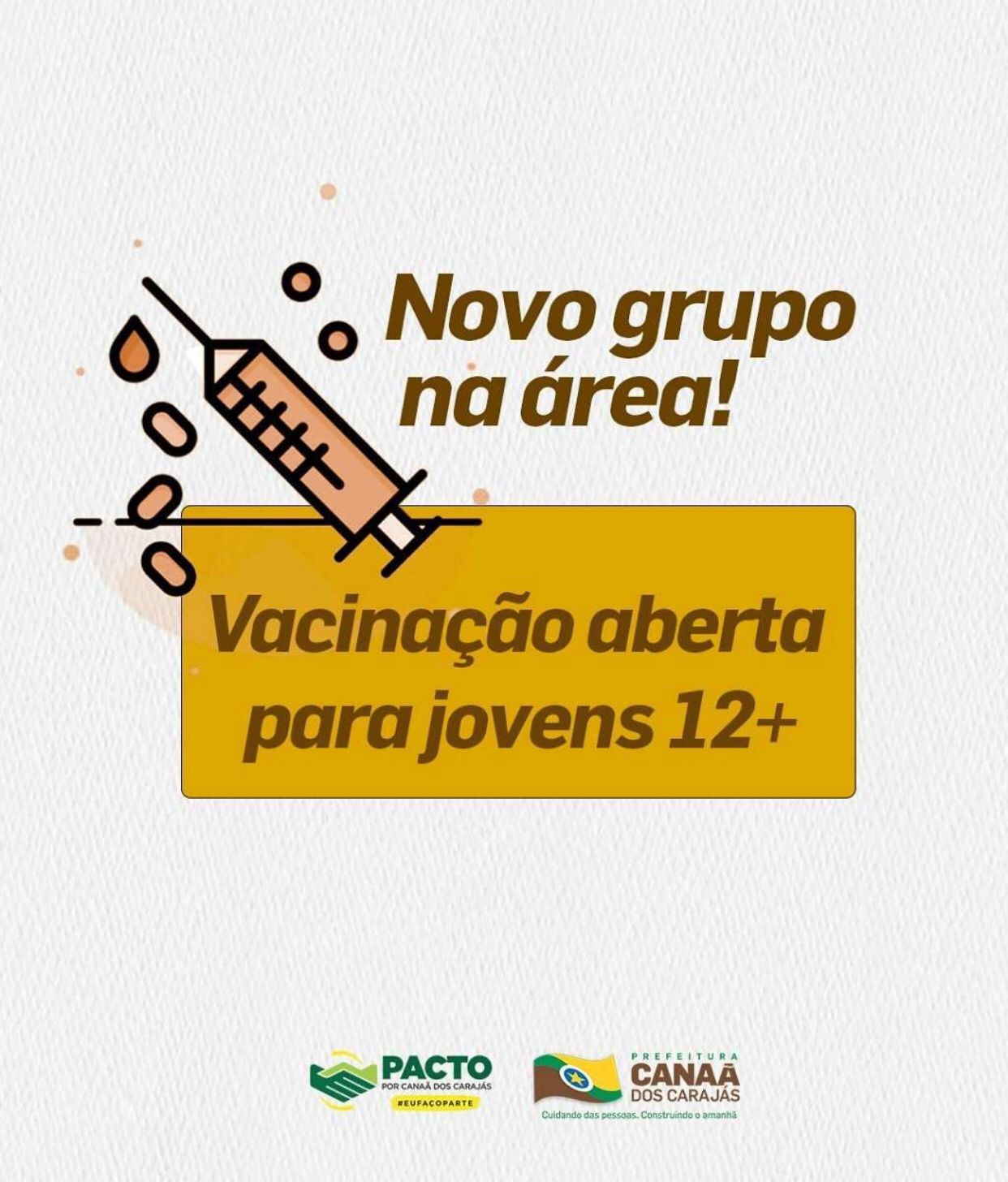 Covid-19: vacinação de jovens e adolescentes a partir dos 12 anos inicia amanhã (26)