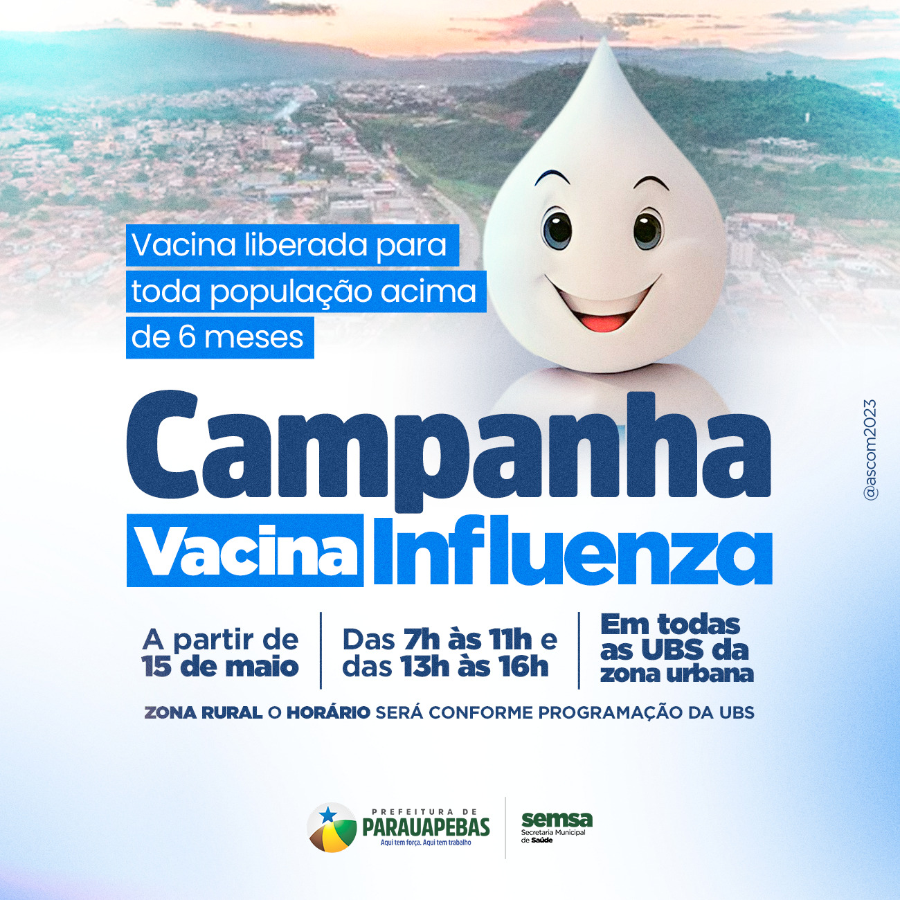 Parauapebas: Vacina contra Influenza é liberada para toda a população acima de seis meses de idade