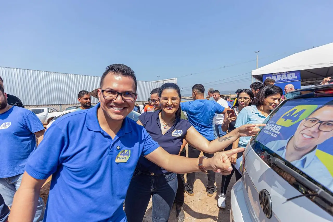 “Adesivaço do 44” reúne apoiadores e inicia a campanha de Rafael Ribeiro a prefeito de Parauapebas