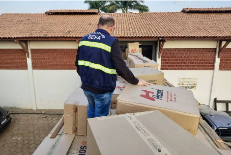 Dom Eliseu: Tênis com nota fiscal irregular são apreendidos pela Sefa