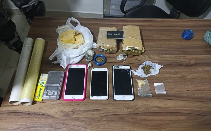 Parauapebas: Polícia Militar prende quatro pessoas e apreende drogas durante ronda na noite do primeiro dia de outubro