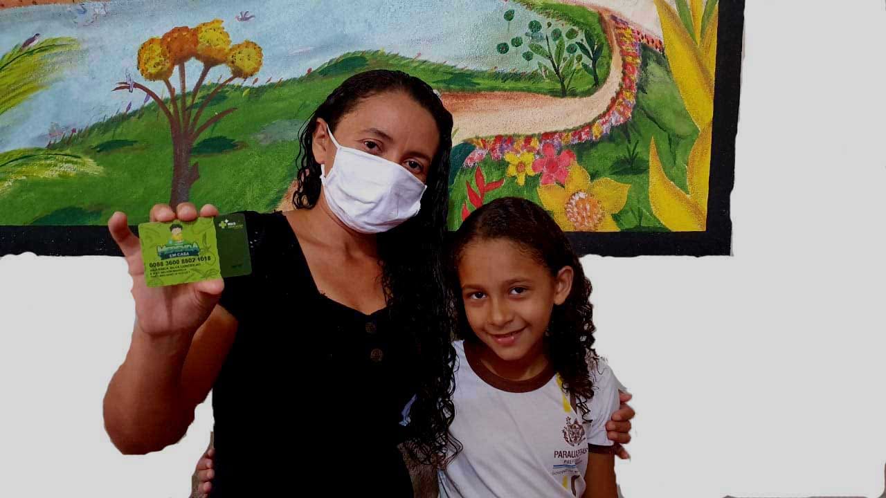 Terceira recarga do Cartão Merenda em Casa estará liberada a partir de amanhã, 1º de agosto