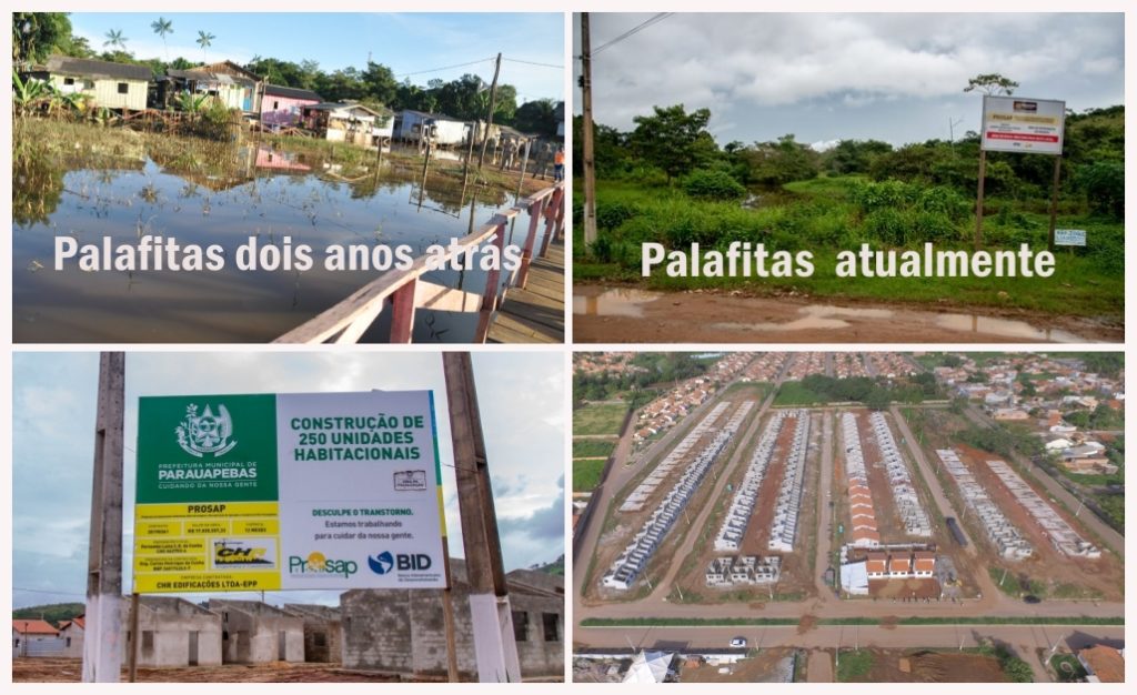 Prosap elimina áreas de risco de Parauapebas, como as palafitas