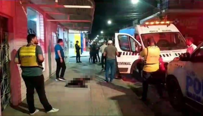 Dois mortos e um baleado em casa noturna na Rua Marabá, Bairro da Paz em Parauapebas