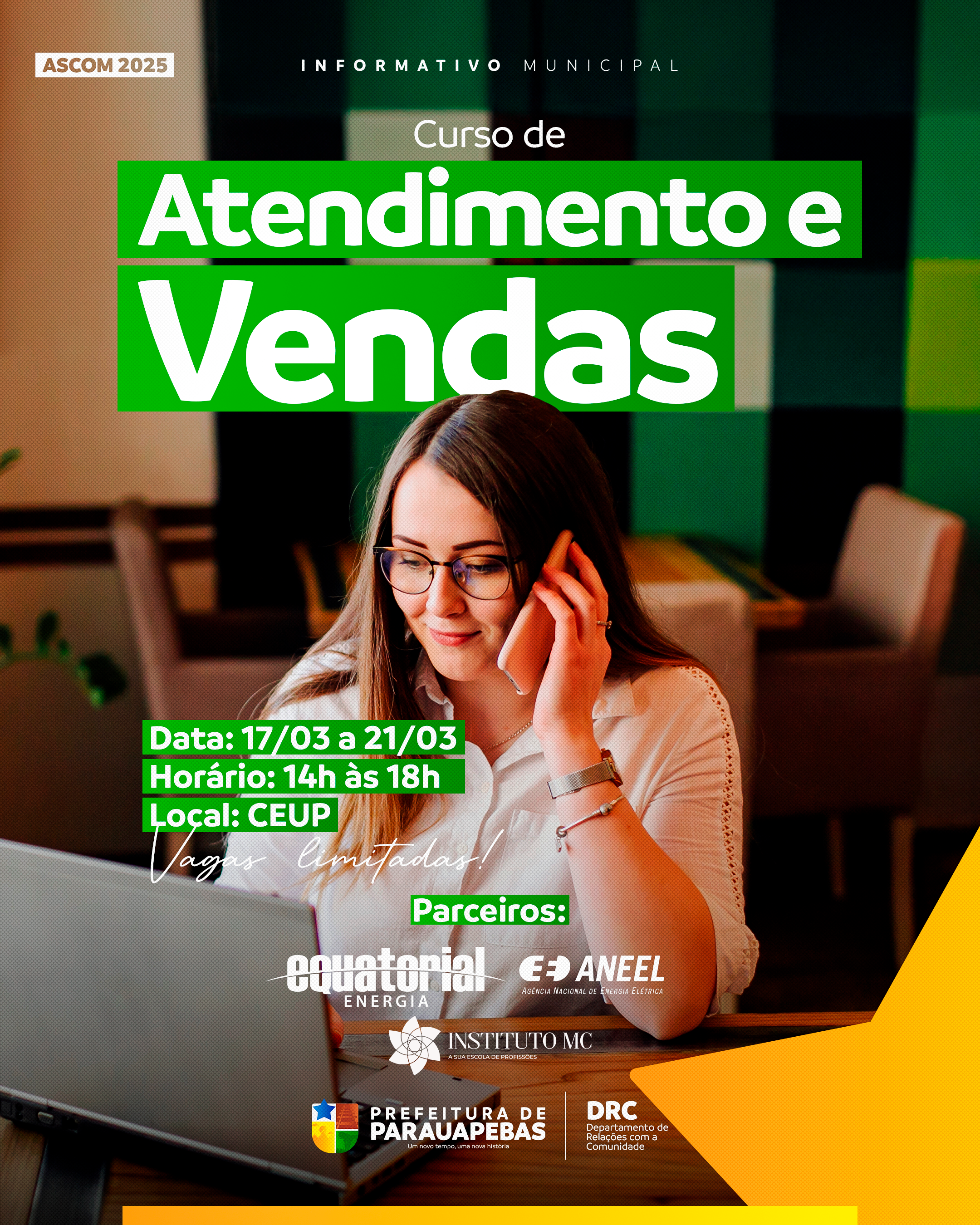 Parauapebas: Curso de Atendimento e Venda – Inscrições Abertas!