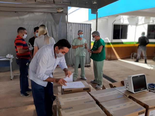 Prefeitura recebe doação de 30 monitores multiparâmetro para Unidade de Internação