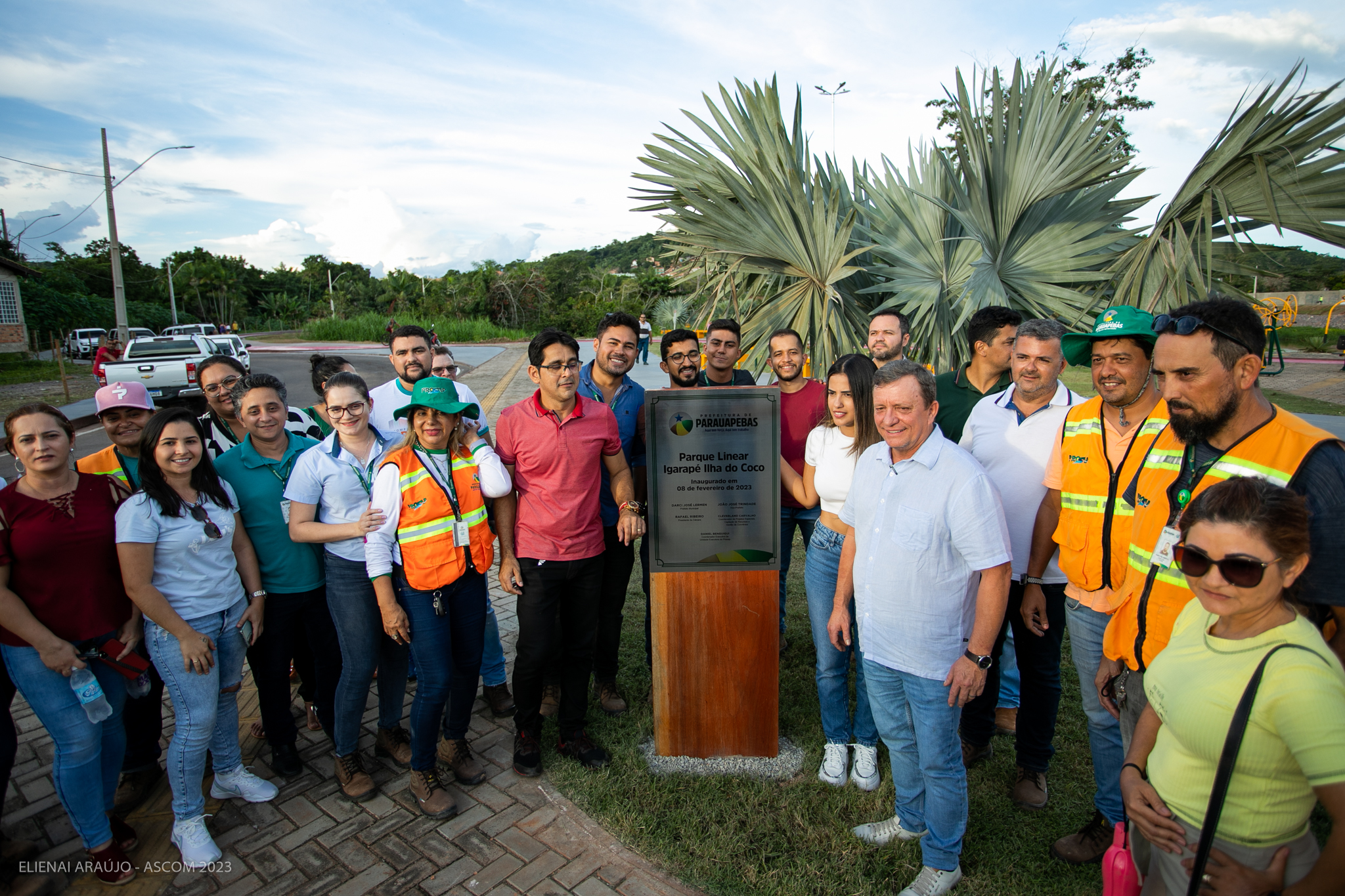 Novo Parque Linear Igarapé Ilha do Coco foi entregue à comunidade na tarde de quarta-feira, 08