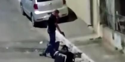 Policial Militar agride entregador e forja roubo para incriminá-lo