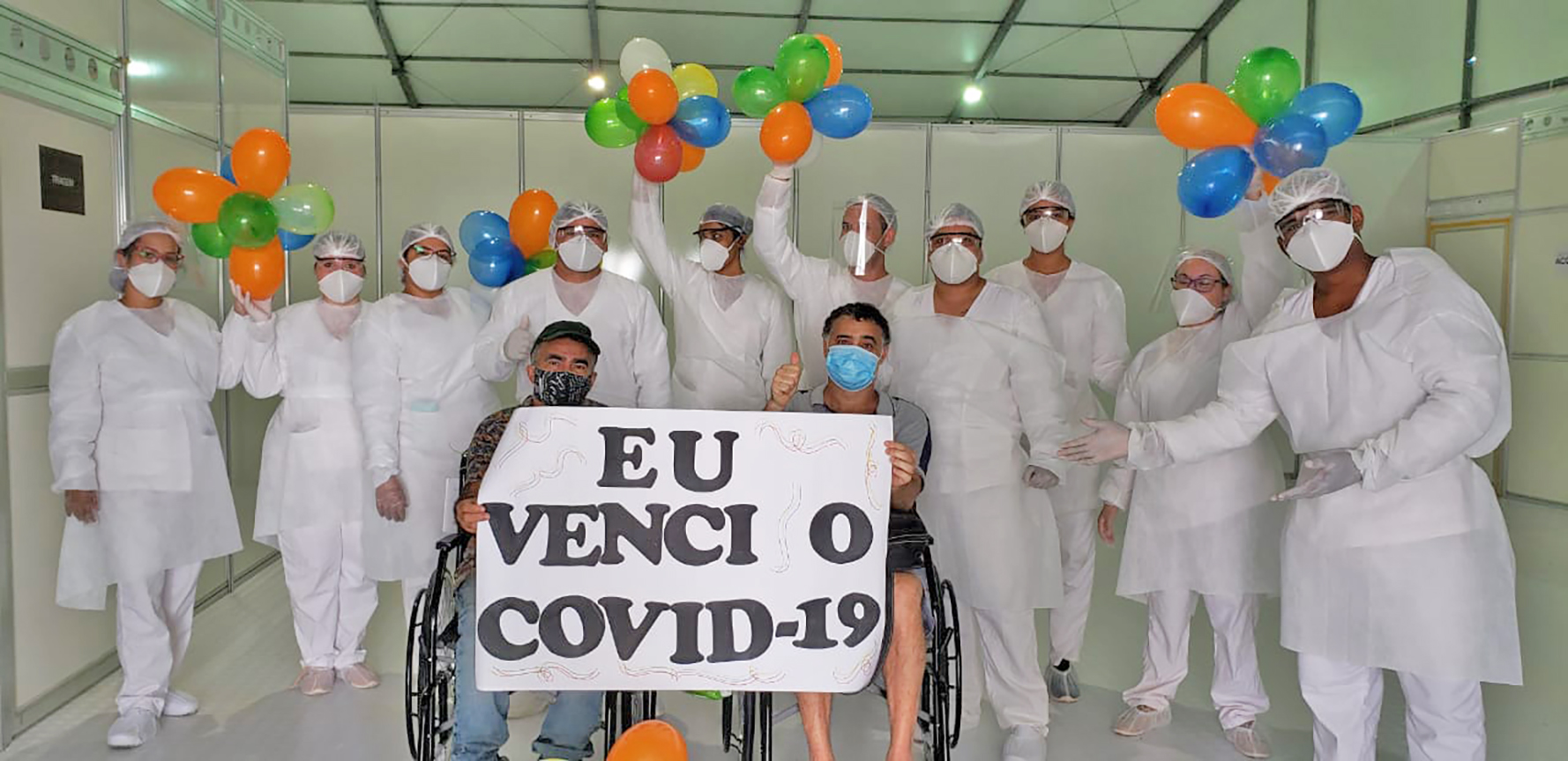 Primeiros pacientes recuperados da Covid-19 recebem alta no Hospital de Campanha de Parauapebas