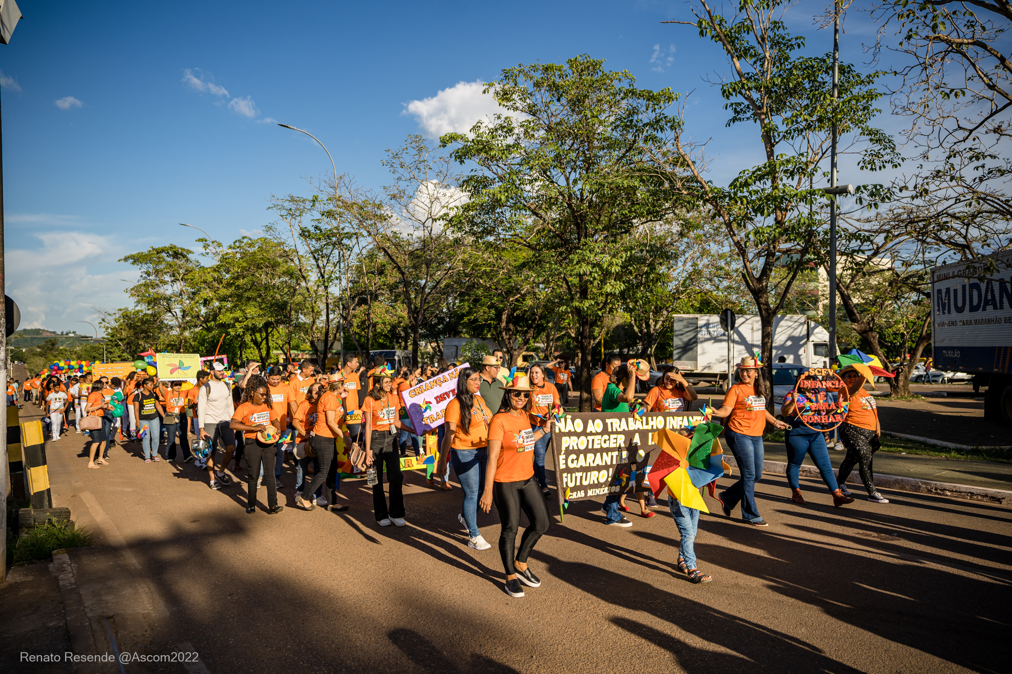 Caminhada contra o trabalho infantil reforça importância de proteção às crianças