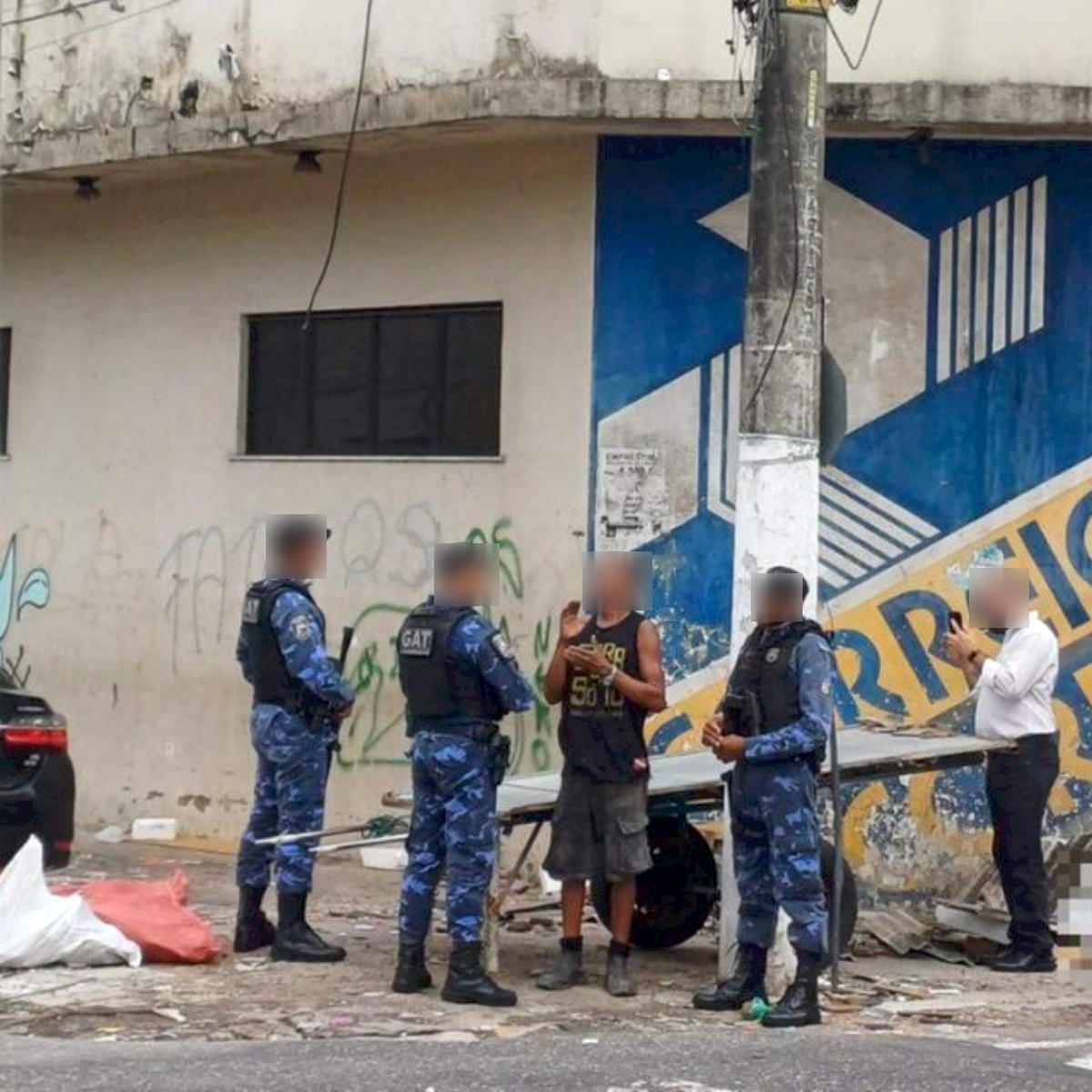 Idoso é detido por descarte irregular de lixo em Belém