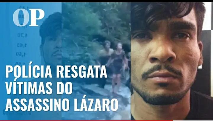 Vídeo: Polícia resgata vitimas que estavam com Lazaro Barbosa ´´serial killer de Brasília