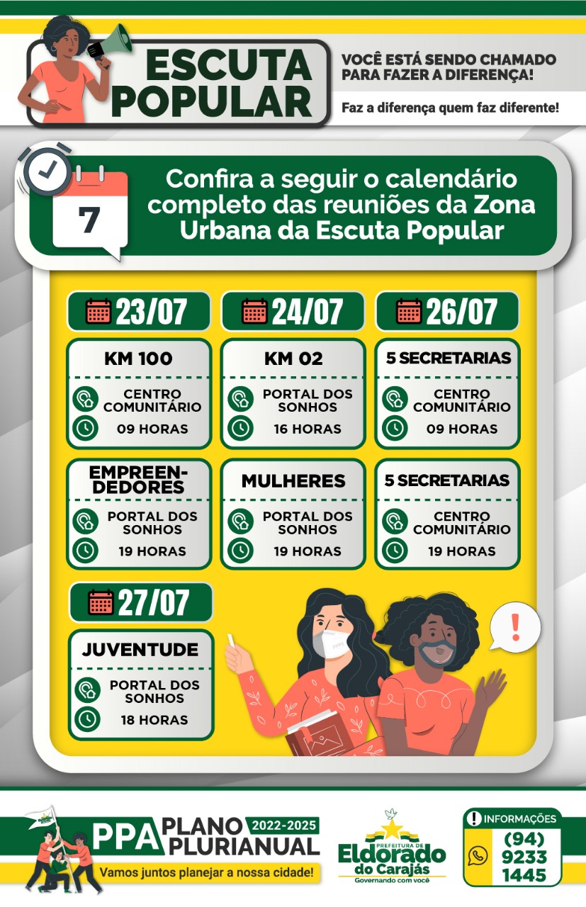 Escuta População a prefeitura de Eldorado do Carajás quer escutar você morador