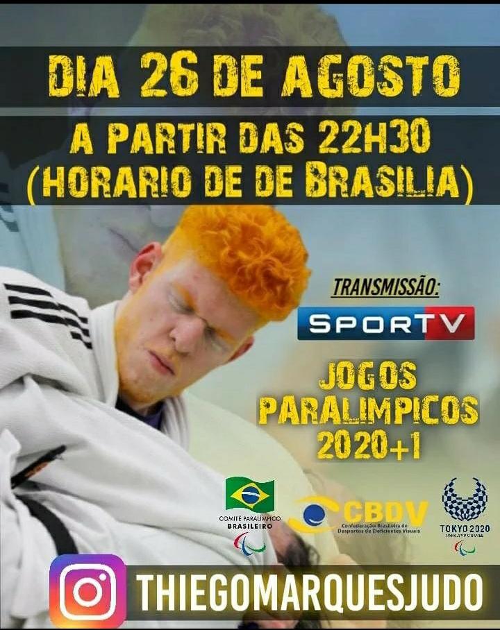 Paraolimpíadas: Judoca de Parauapebas Thiego Marcos tem sua primeira luta amanhã