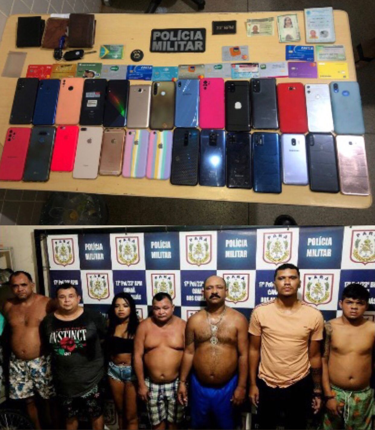 Ah, ah, ah 28 celulares recuperados e quadrilha presa em Canaã dos Carajás