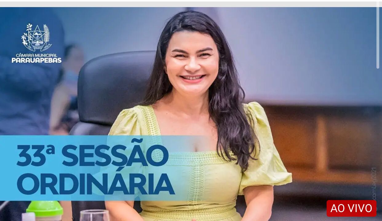 Assista agora a transmissão da Sessão da Câmara de Parauapebas