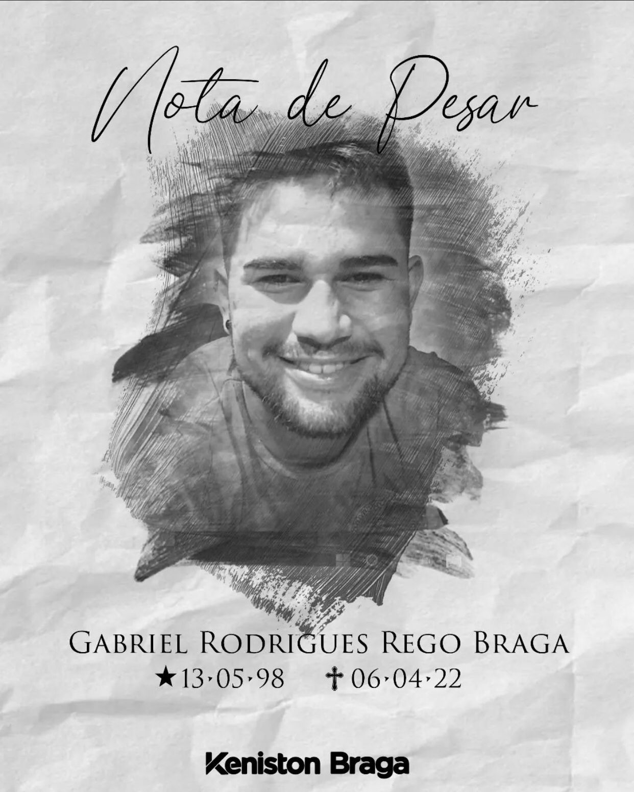 Familiares se despedem de Gabriel Rodrigues Braga