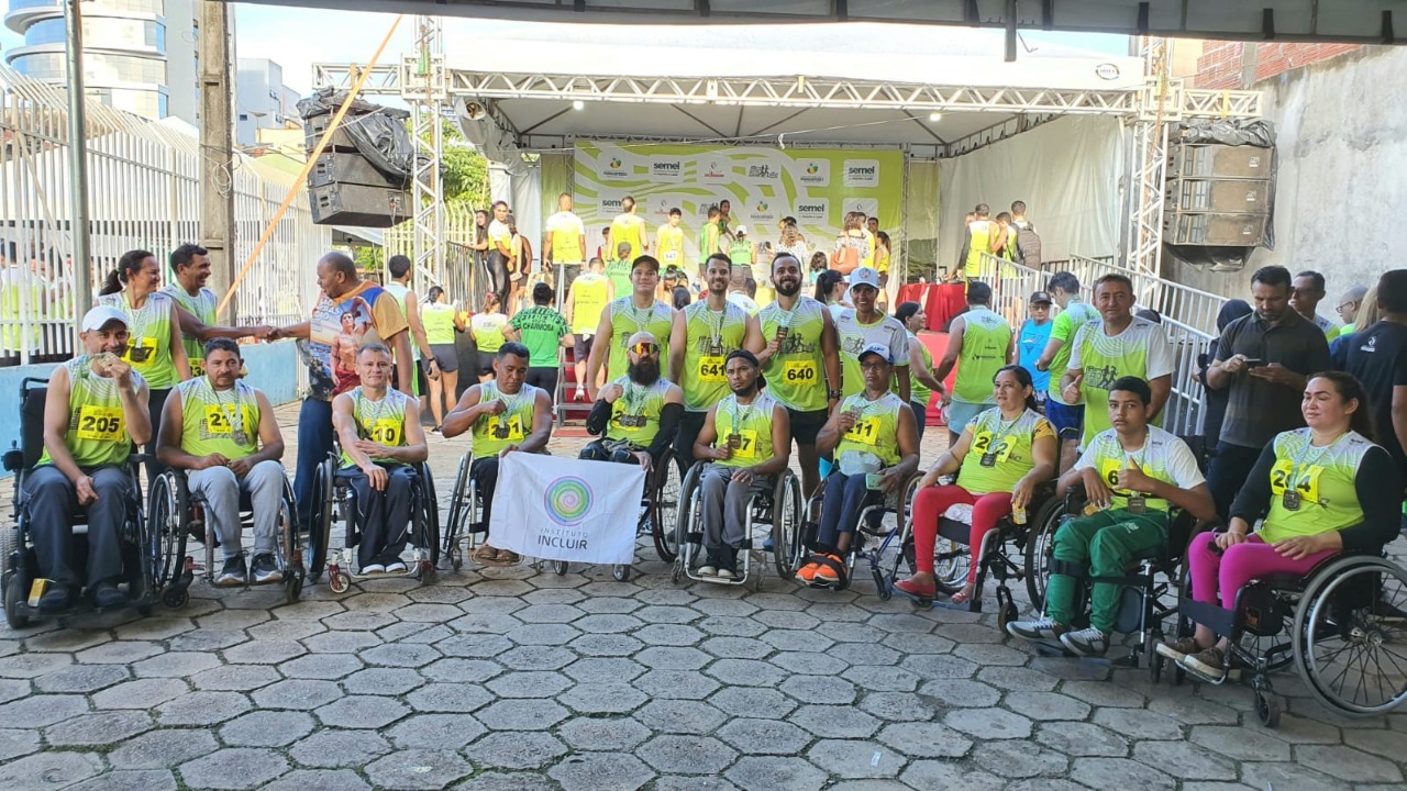 Crianças e jovens com deficiência do projeto Brasil Diversidade II disputam Corrida de São Sebastião em Parauapebas