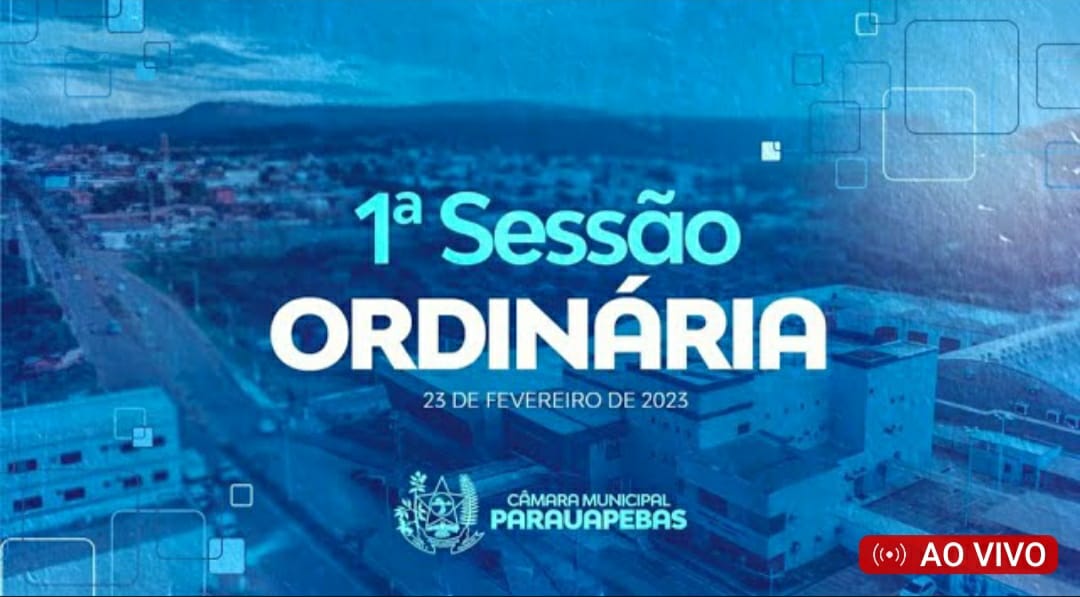 Assista a transmissão ao vivo da sessão ordinária desta quinta-feira (23) na Câmara Municipal de Parauapebas,