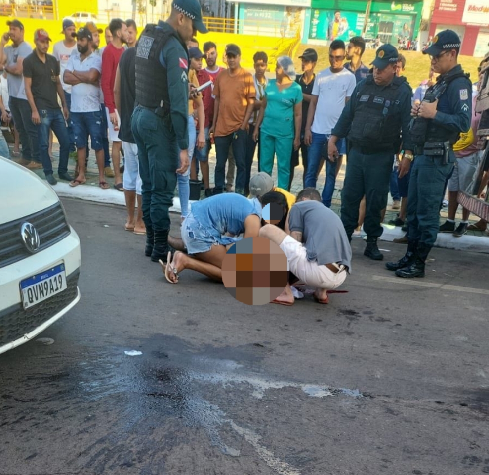 Homem sofre tentativa de homicídio na Praça dos Metais em Parauapebas
