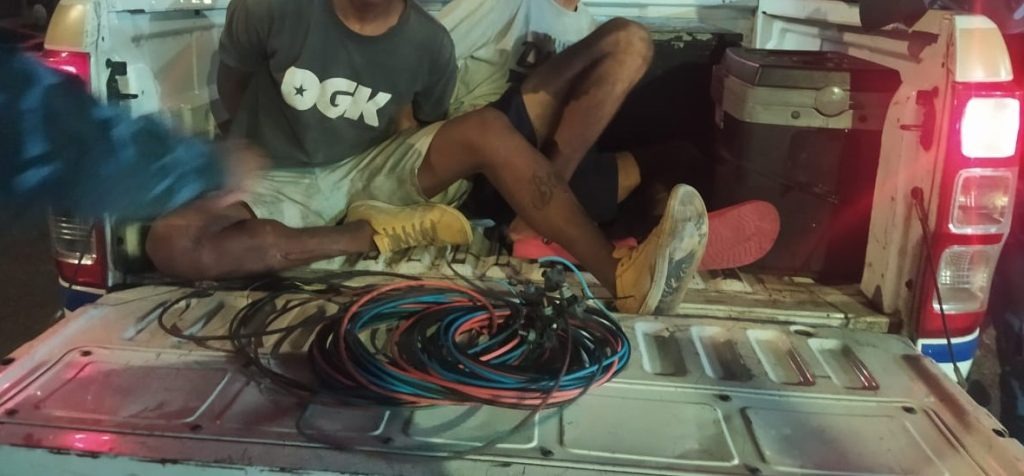 Ladrões de fios são presos pela Guarda Municipal de Belém