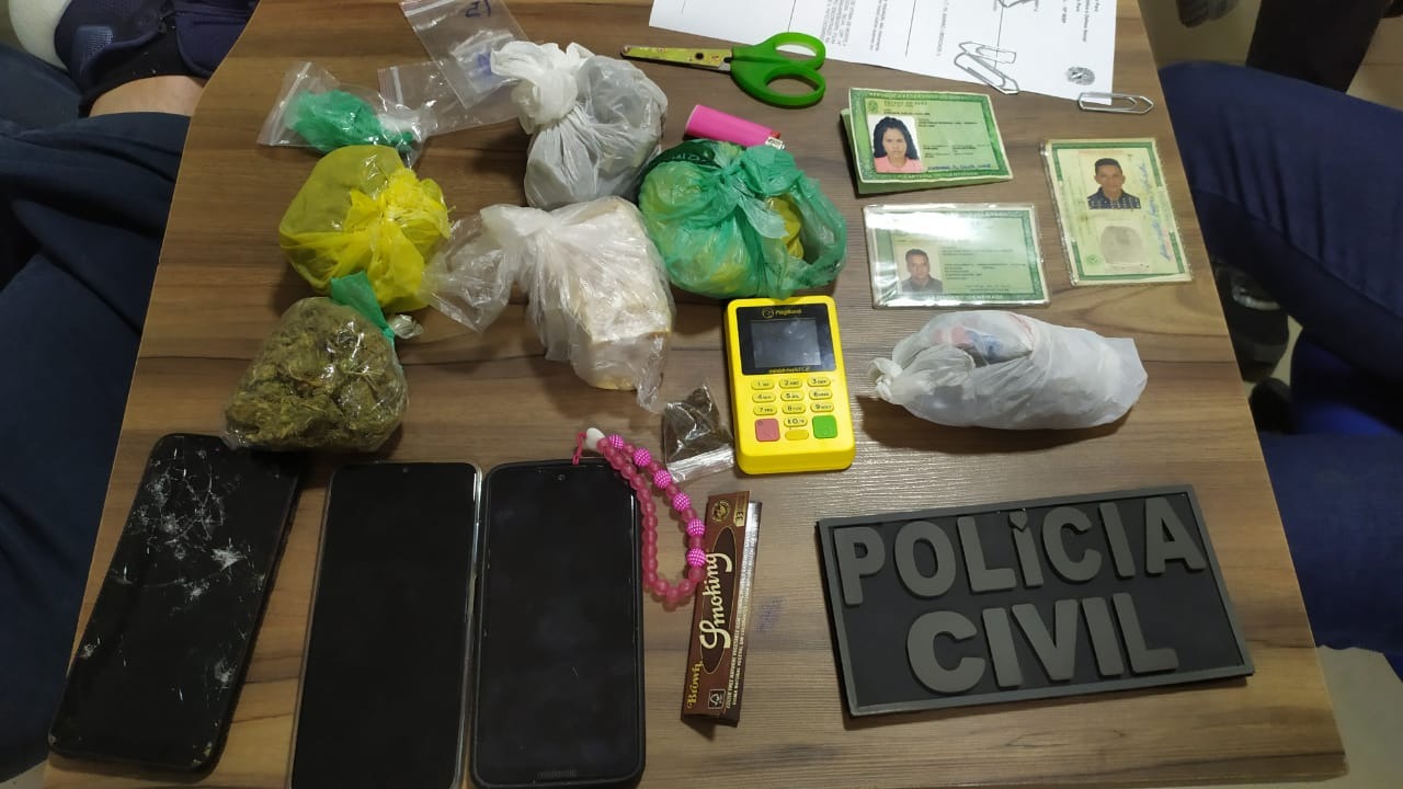 Parauapebas: Trio é preso por tráfico de drogas