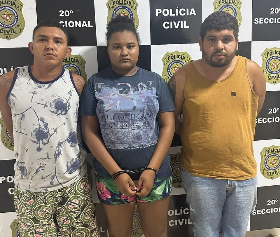 Polícia prende trio acusado de homicídio em Parauapebas