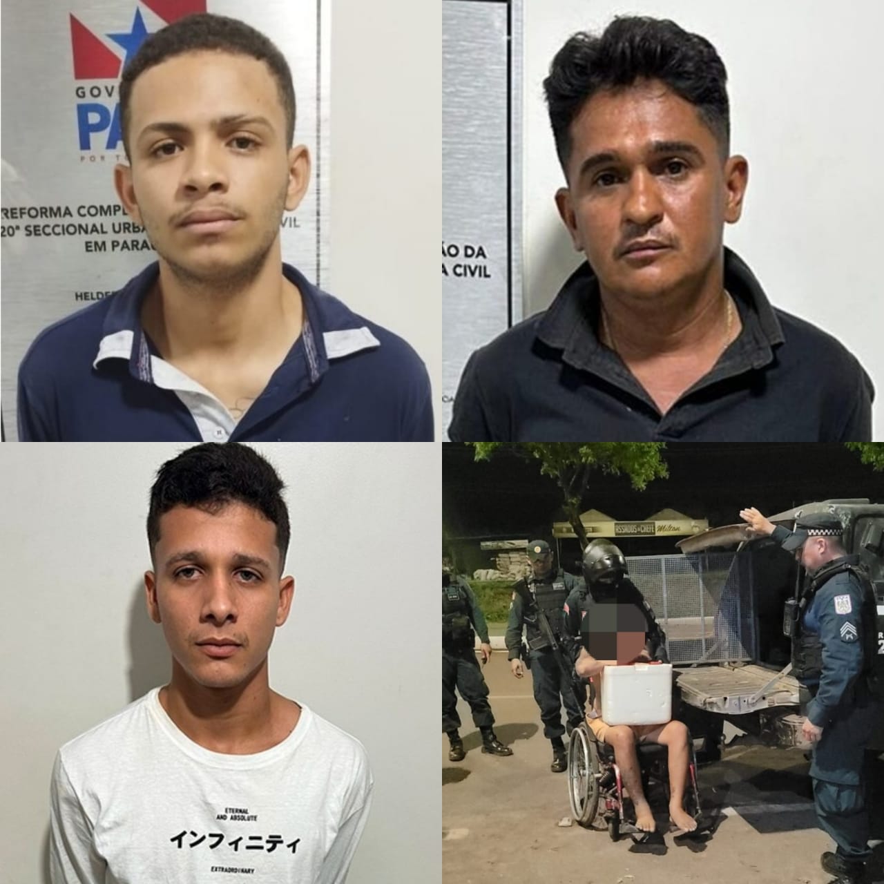 Em dois dias, Polícia Militar prende três homens e apreende um adolescente cadeirante por tráfico de drogas em Parauapebas