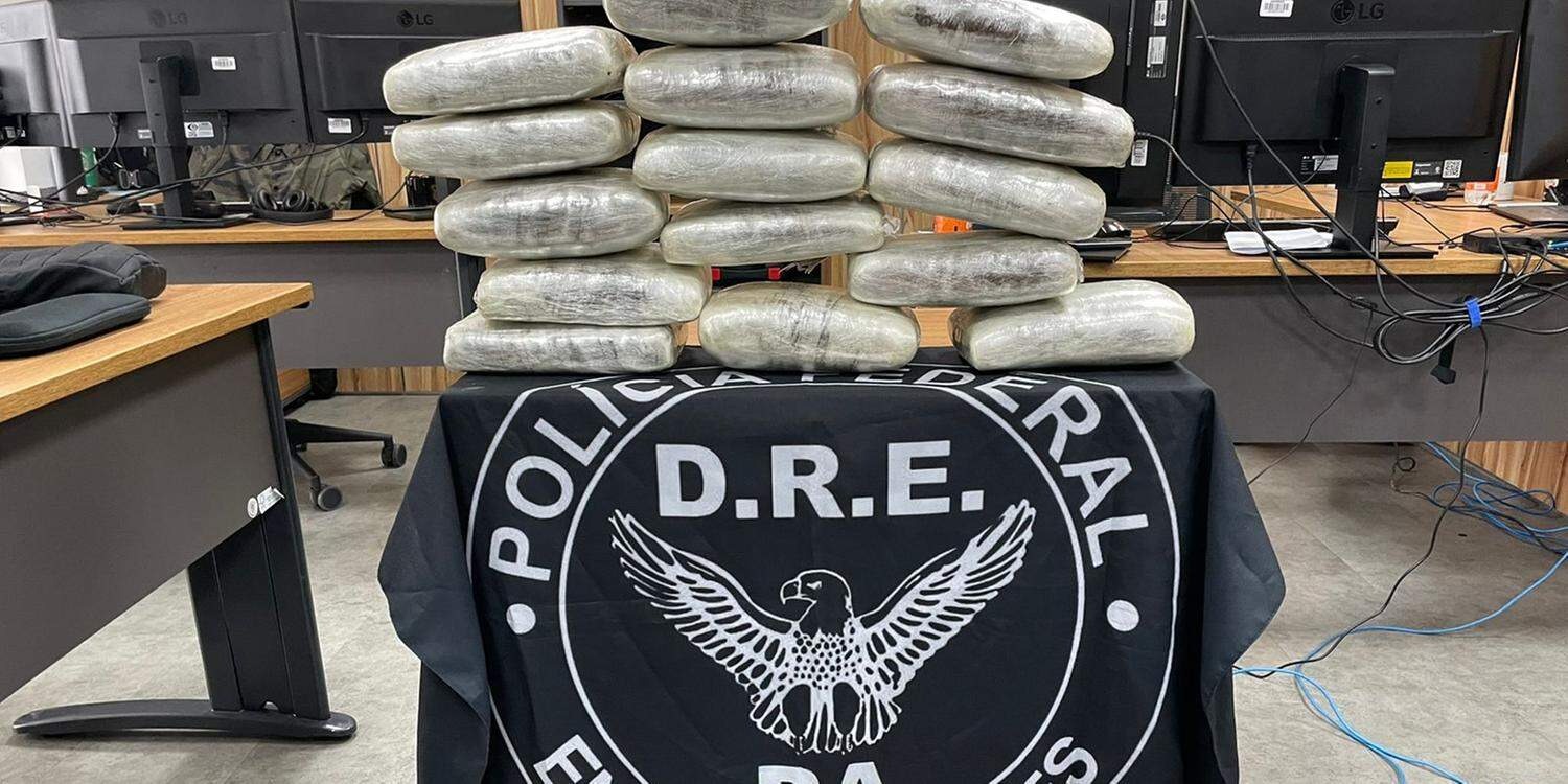 Belém: PF apreende 17kg de maconha em embarcação de passageiros