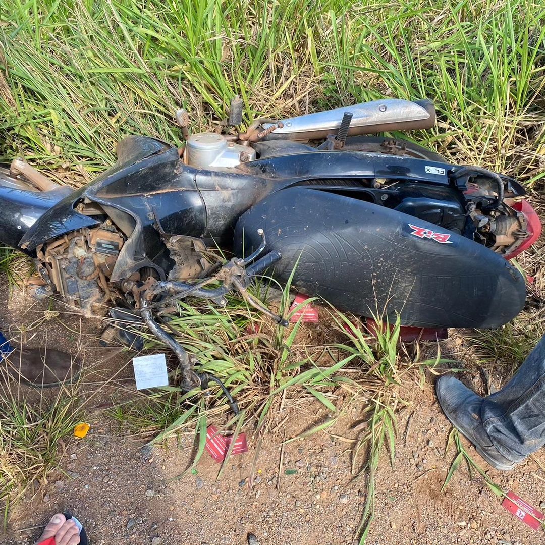 Acidente entre caminhonete e motocicleta na PA-160 deixa vítima fatal