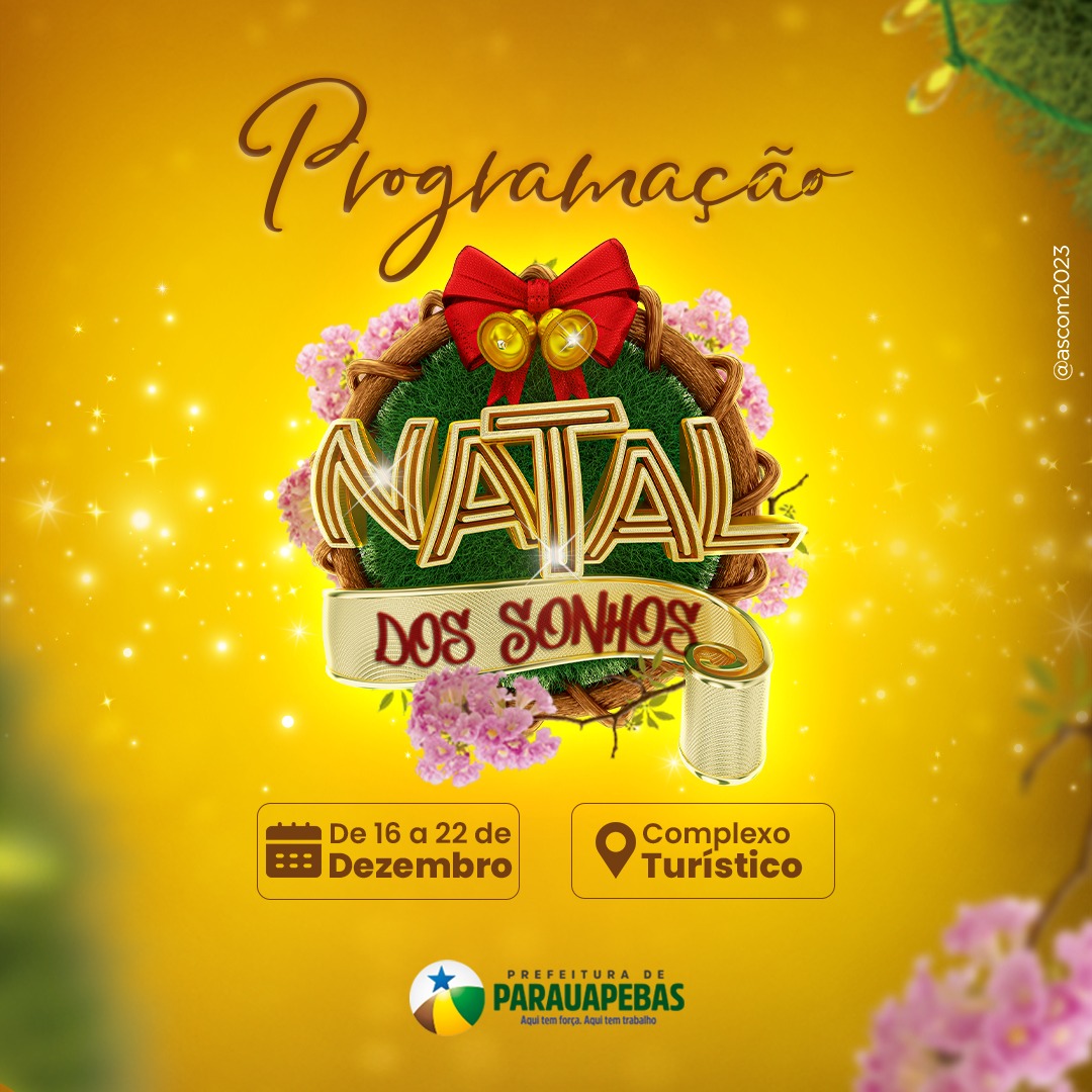 Natal dos Sonhos 2023: “É tempo de celebrar!”