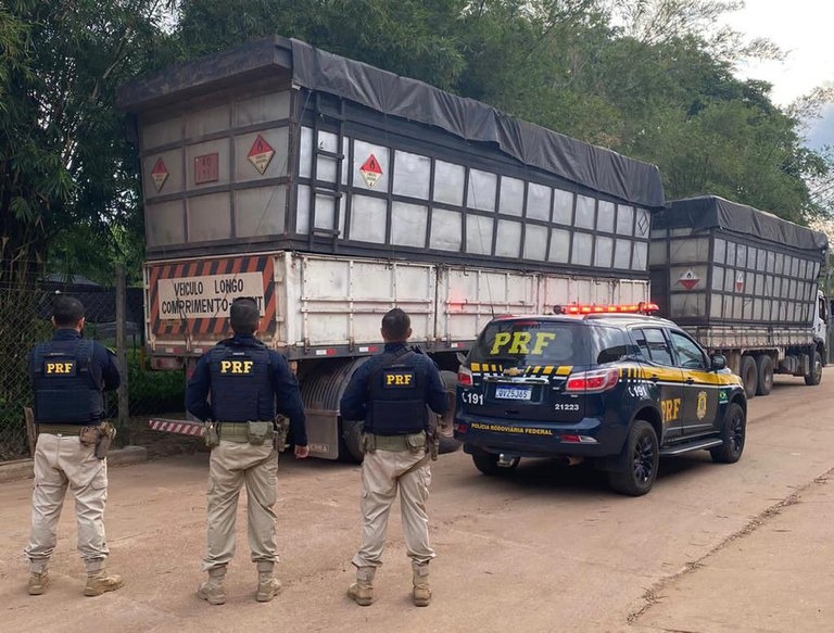 PRF apreende 80m³ de carvão ilegal, em Marabá