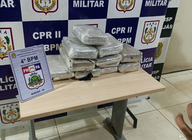 Marabá: Dez quilos de drogas são apreendidos na rodoviária do KM 6