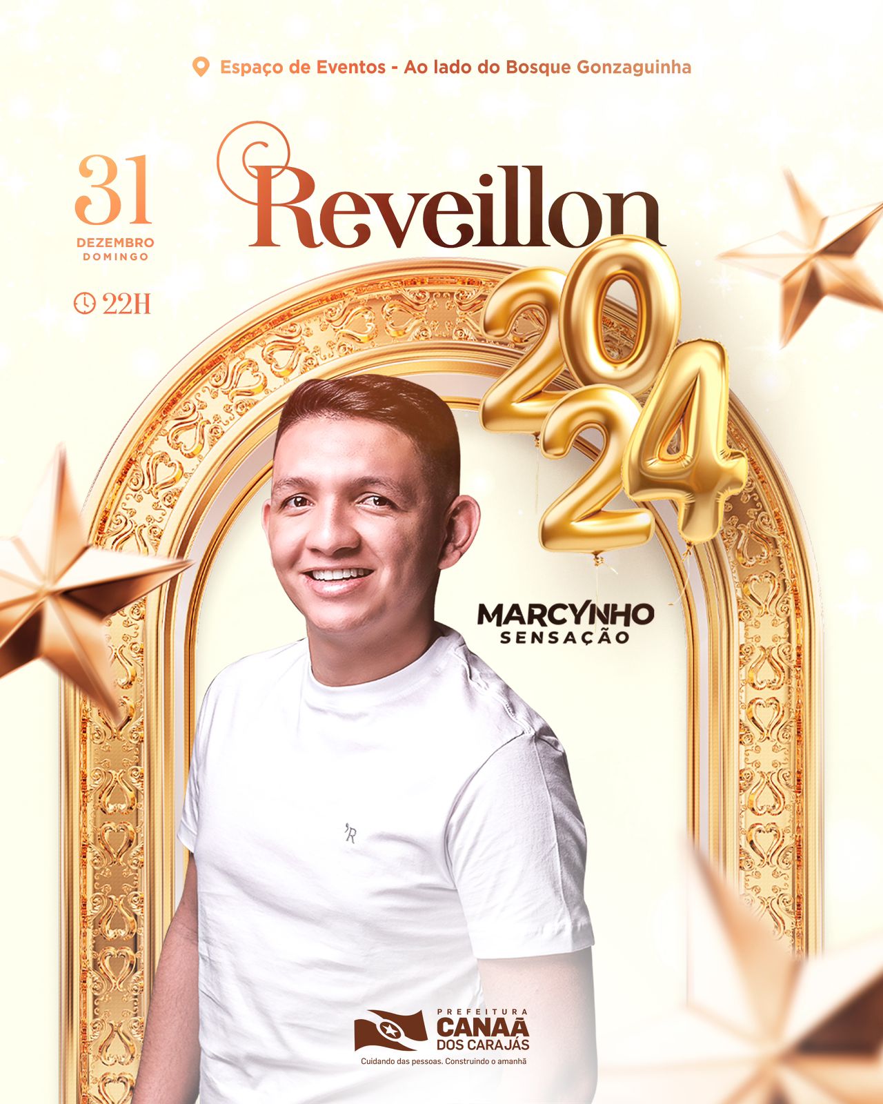Reveillon em Canaã dos Carajás terá show de Marcynho Sensação