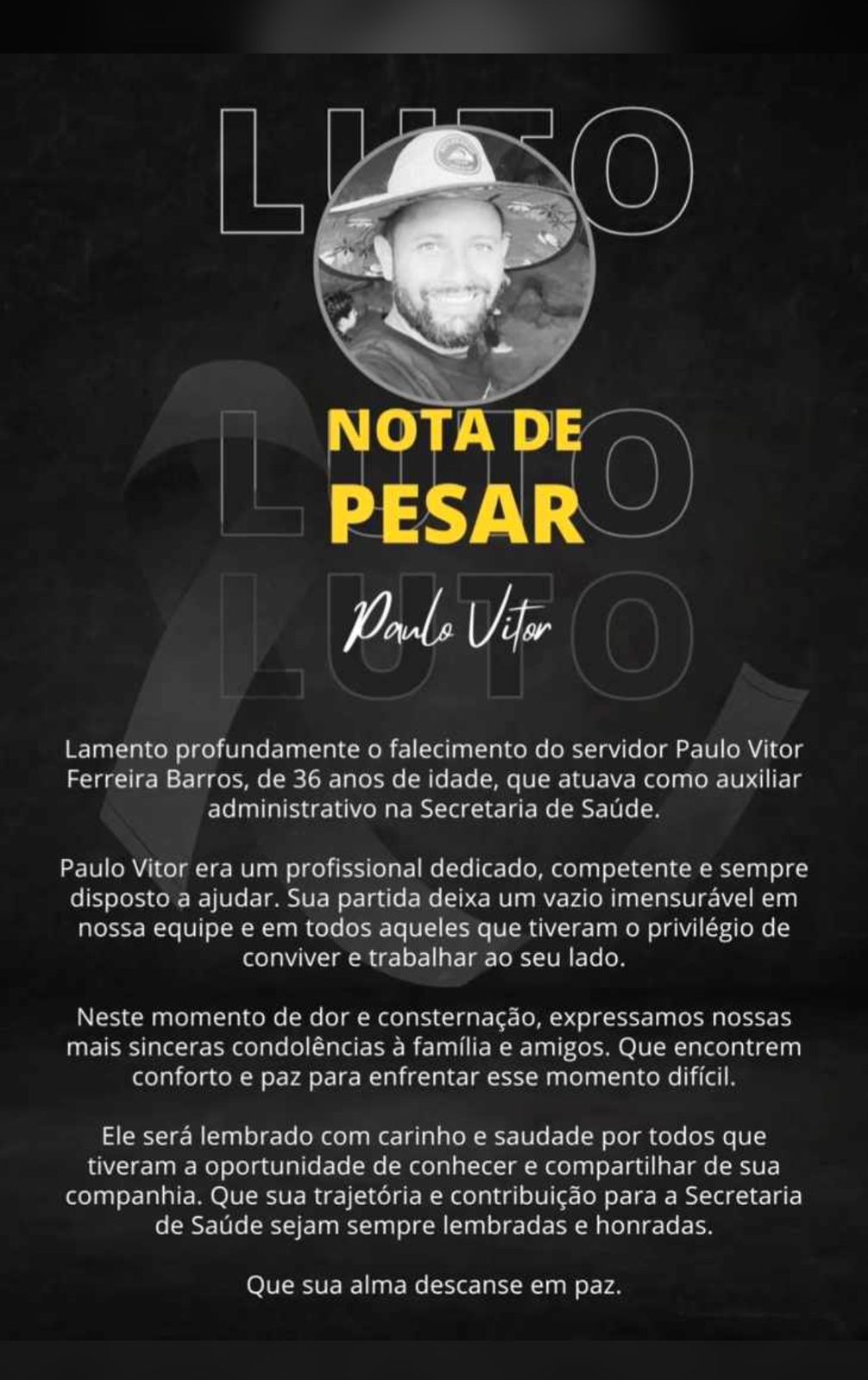 Nota de pesar