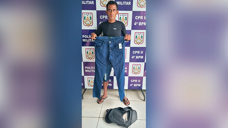 Homem furta em loja e tenta dar calote em hotel, em Marabá