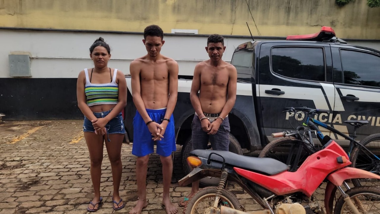 Parauapebas: Presos acusados de furtar motos da delegacia