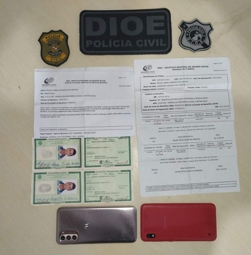 Trio é preso em flagrante por uso de documentos falsos em agência bancária no Pará