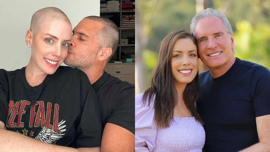 Roberto Justus se emociona após genro raspar cabelo em apoio a Fabiana