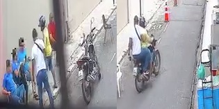 Dupla em moto assalta trabalhadores na área do comércio