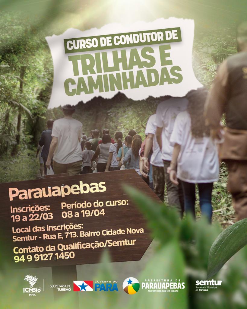 Parauapebas: inscrições abertas para o curso “Condutor de Trilhas e Caminhadas”