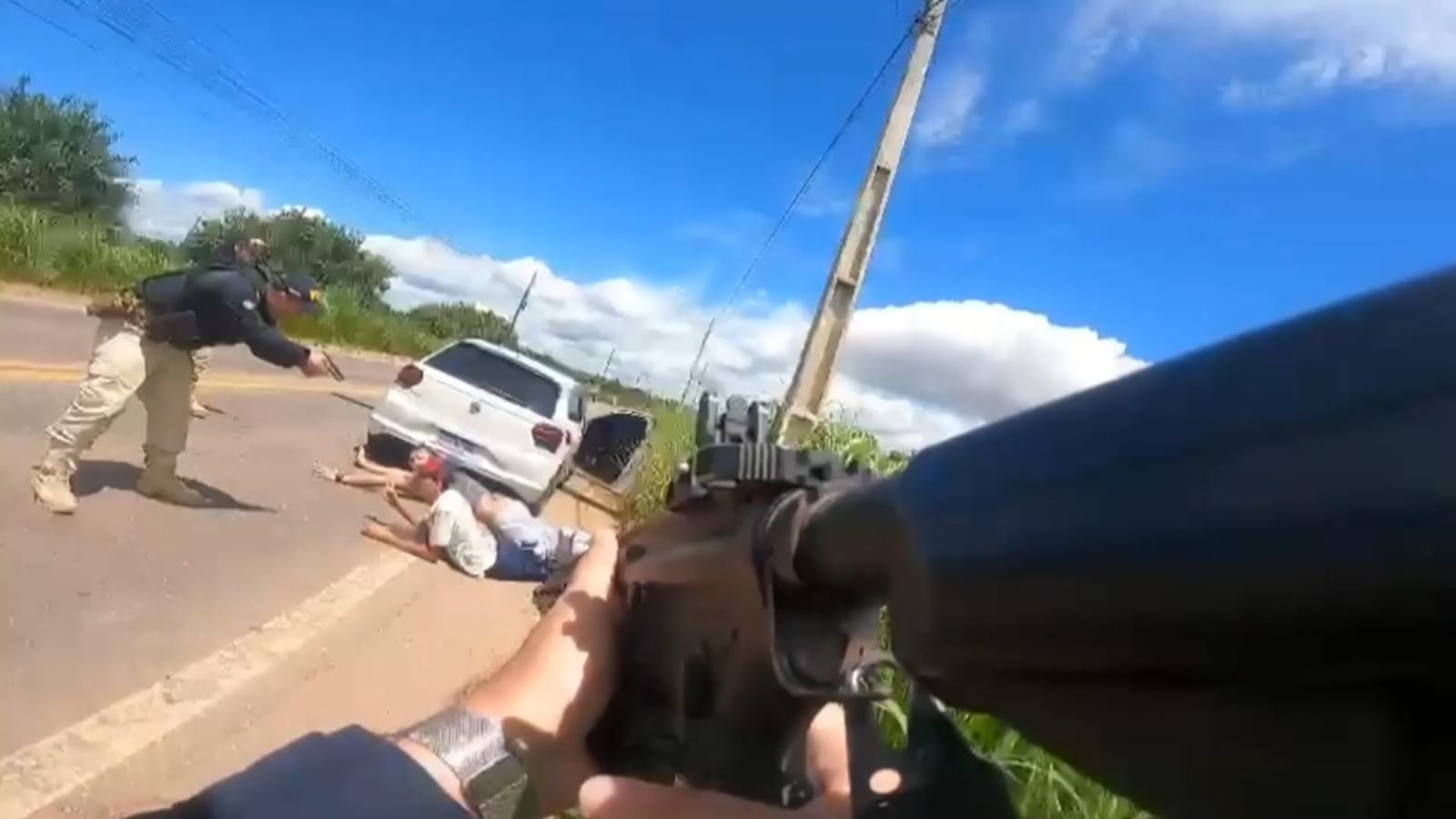 Vídeo mostra momento da captura dos fugitivos da Penitenciária Federal de Mossoró, em Marabá