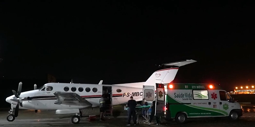 Duas vítimas são transferidas para Belém após acidente com ônibus em Tucuruí