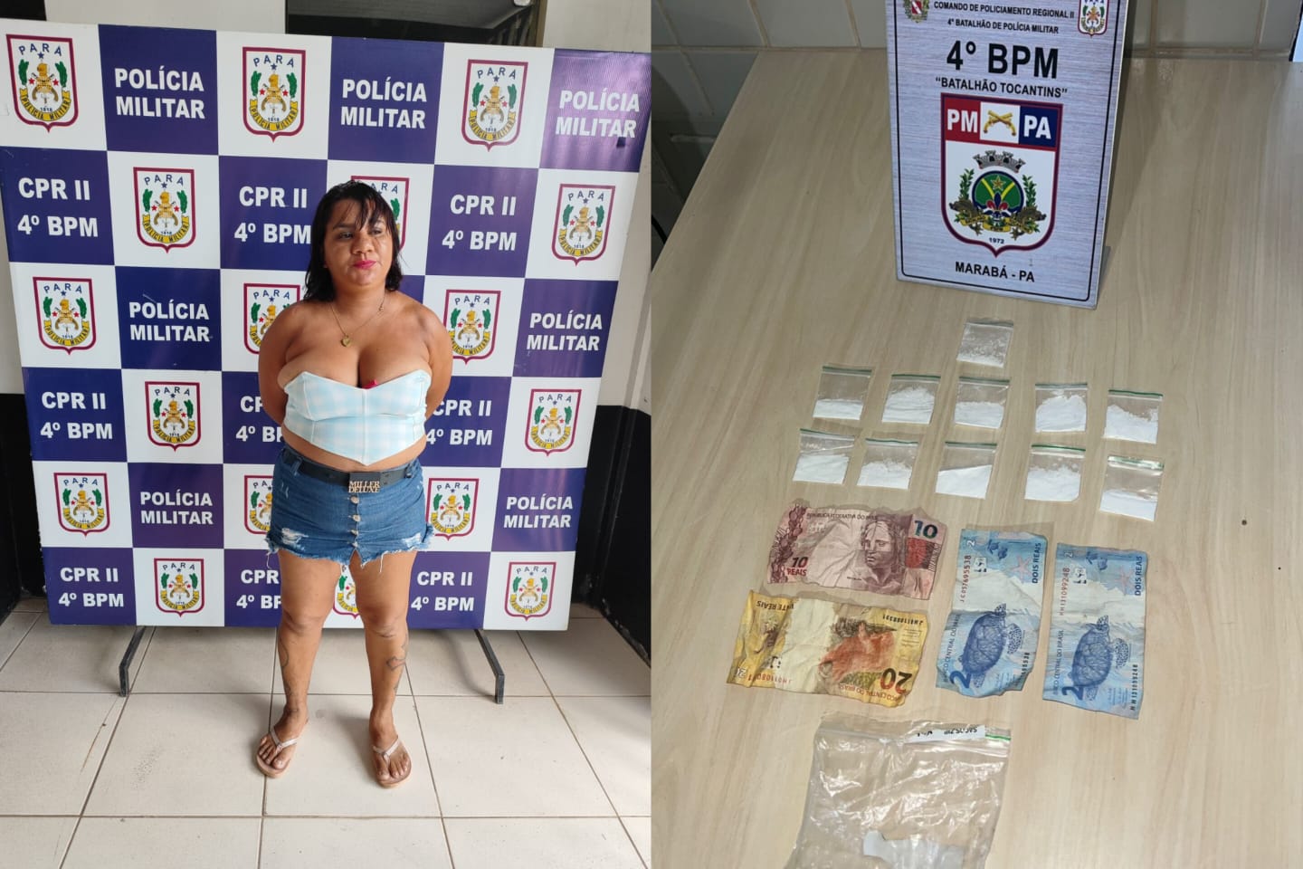 Mulher é presa com 11 papelotes de cocaína