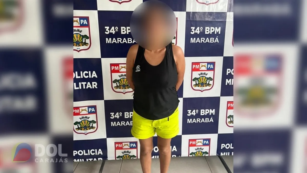 Polícia prende Lia, acusada de tráfico em bairro de Marabá